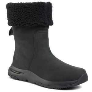 Timberland mabel twon waterproof pull on boot black nubuck women's new with tag!